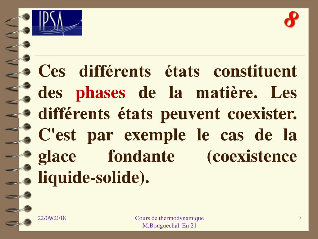 Cours De Thermodynamique Module En Ppt T L Charger